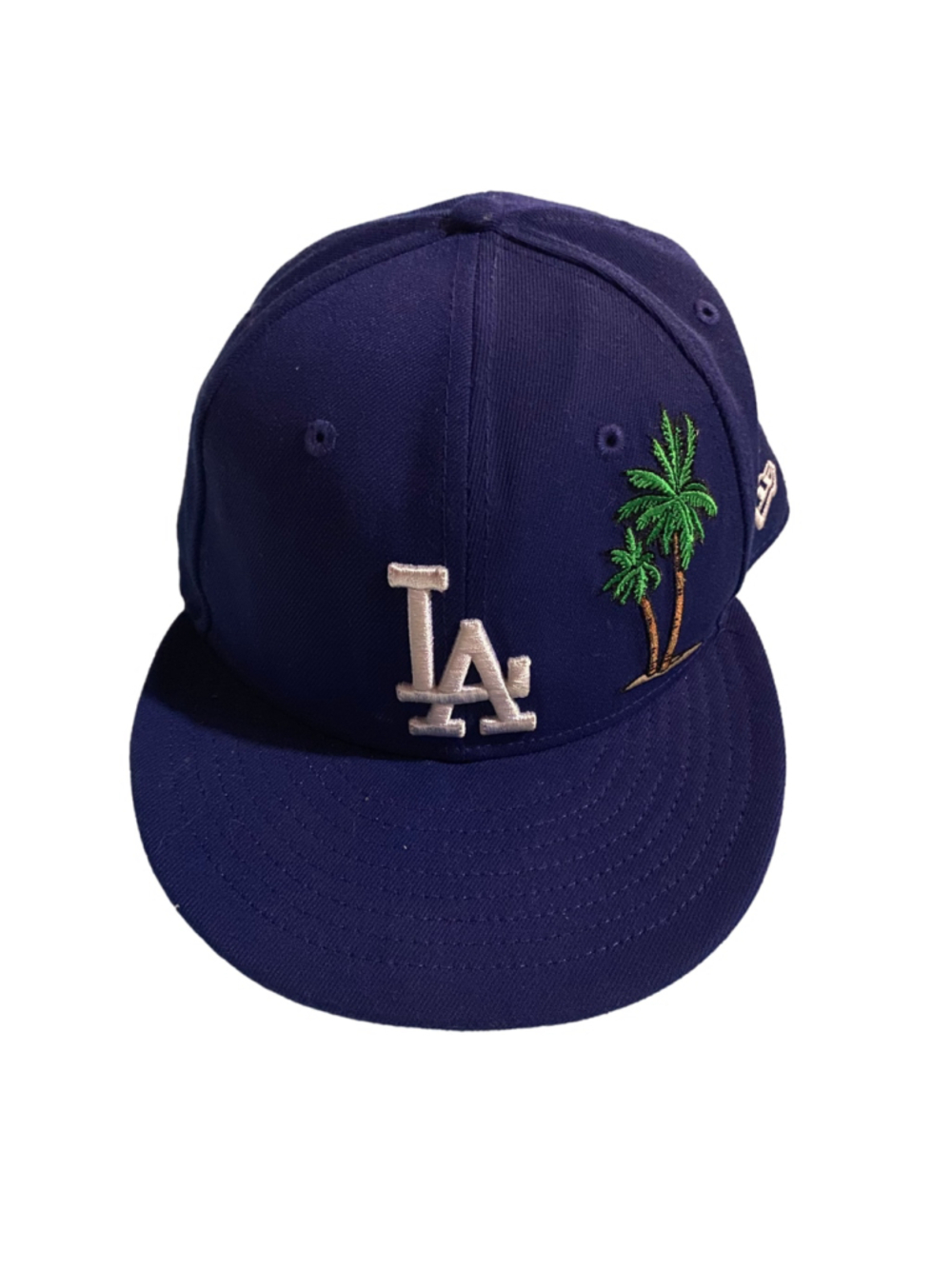 Men's New Era 59Fifty LA Dodgers Palm Tree Taco Hat One Size Blue